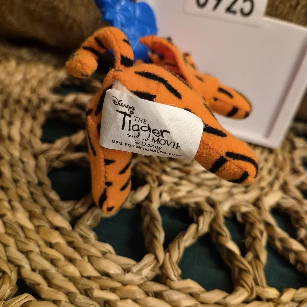 ✅2000 McDonald's Disney The Tigger Movie Plush Keychain Backpack Clip#️⃣0925